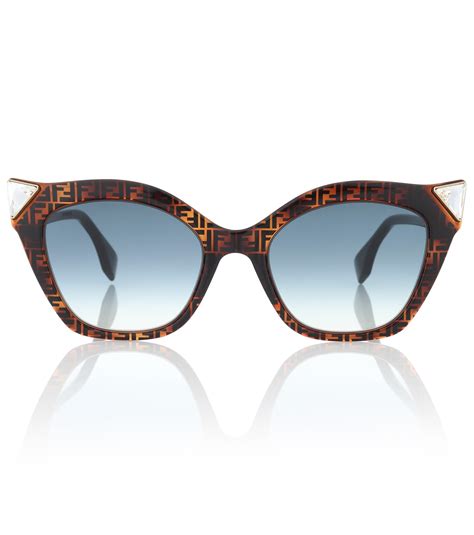 fendi iridia cat-eye sunglasses|Fendi sunglasses frames cat eye.